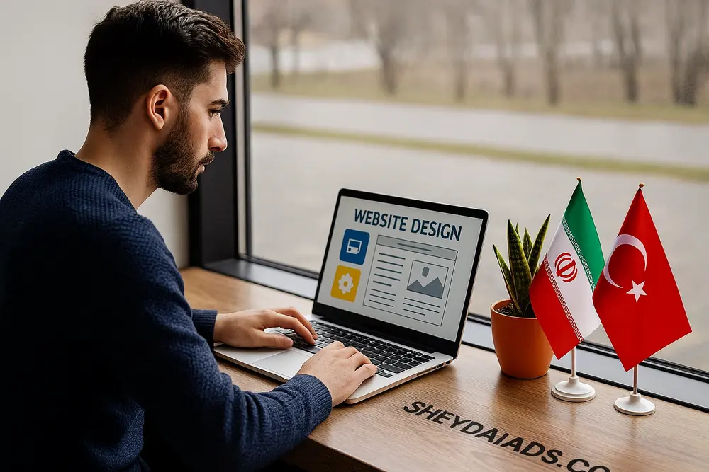طراحی سایت برای ایرانیان در ترکیه