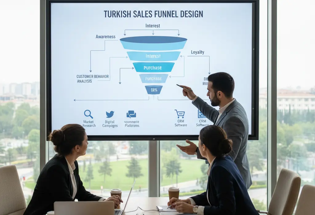 استراتژی قیف فروش در بازار ترکیه