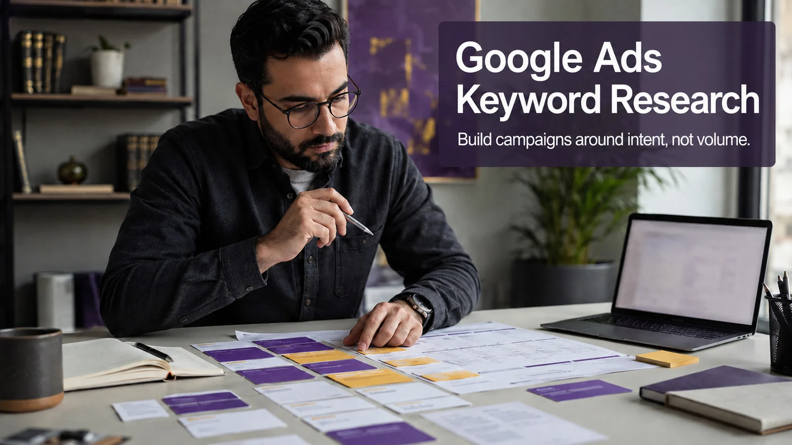 تحلیل و برنامه‌ریزی استراتژی کلمات کلیدی برای Google Ads